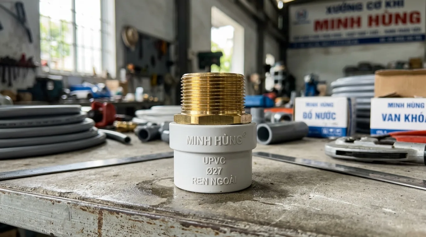 Ảnh minh hoạ: Co răng ngoài thau uPVC Minh Hùng chính hãng