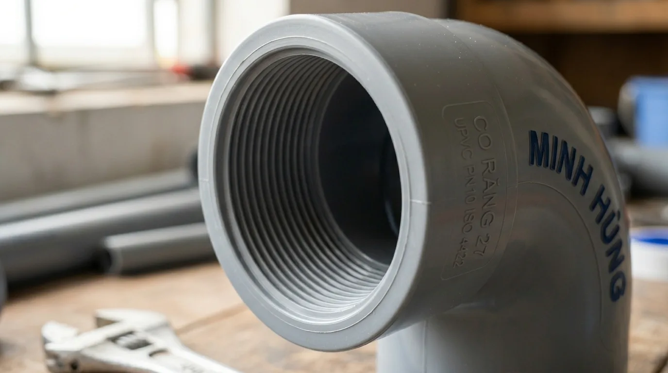 Ảnh minh hoạ: Co răng trong thau uPVC Minh Hùng chính hãng