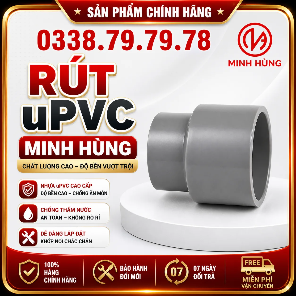 chất lượng ống nhựa Minh Hùng