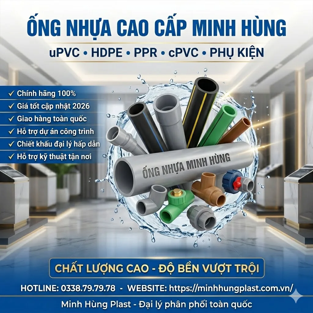 So sánh ống nhựa theo mục đích sử dụng