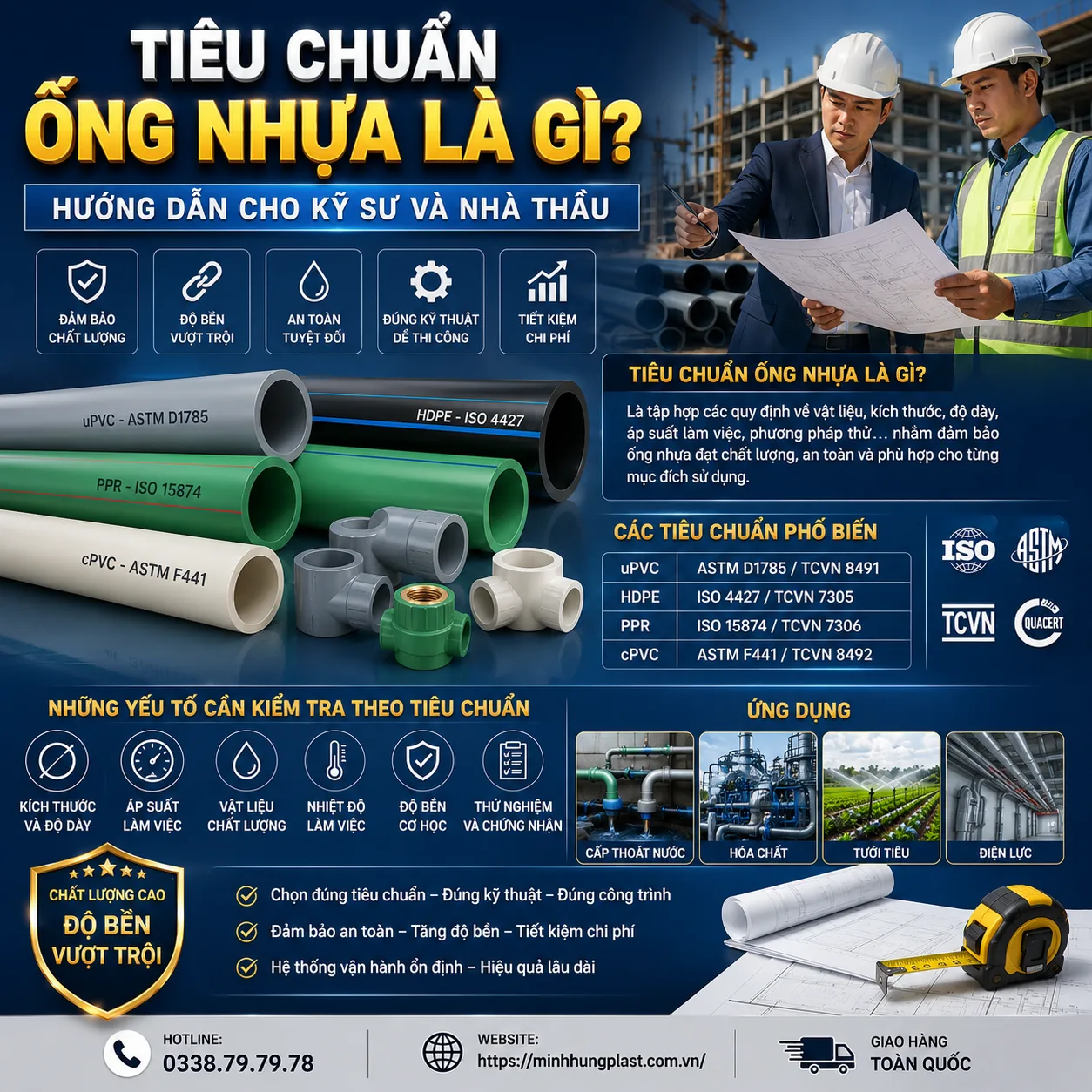 Tiêu Chuẩn Ống Nhựa Là Gì