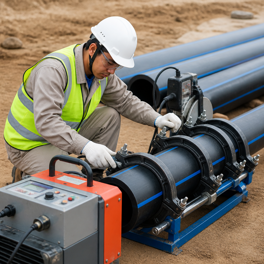 hướng dẫn an toàn khi hàn ống HDPE