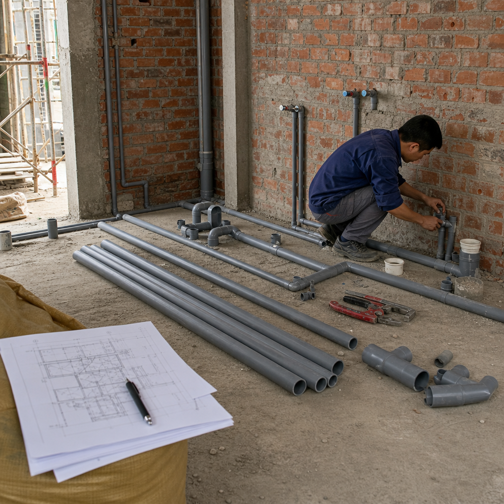 Chi phí ống nước nhà 100m2 khoảng bao nhiêu?