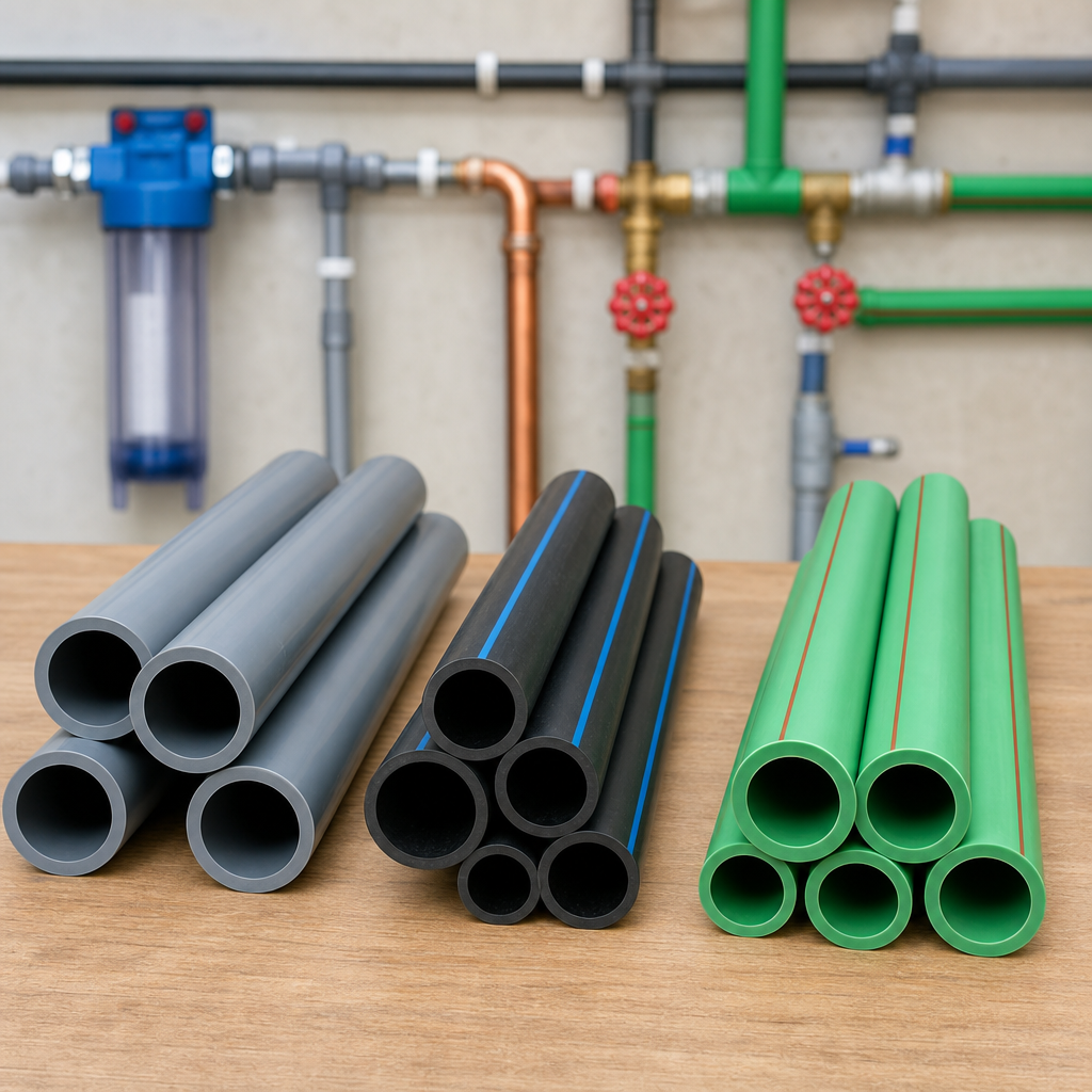Tổng quan đặc tính: nên chọn ống uPVC HDPE hay PPR?