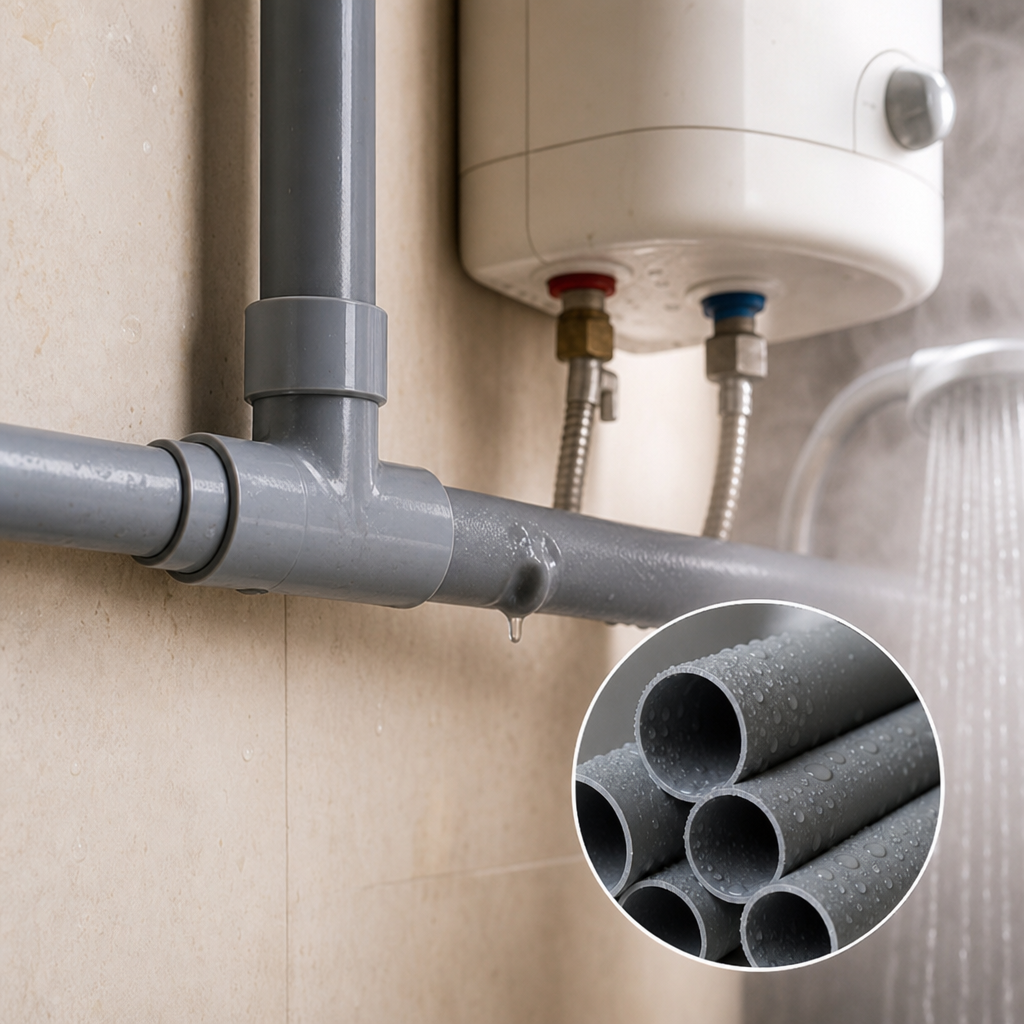 Ống uPVC dùng nước nóng được không?