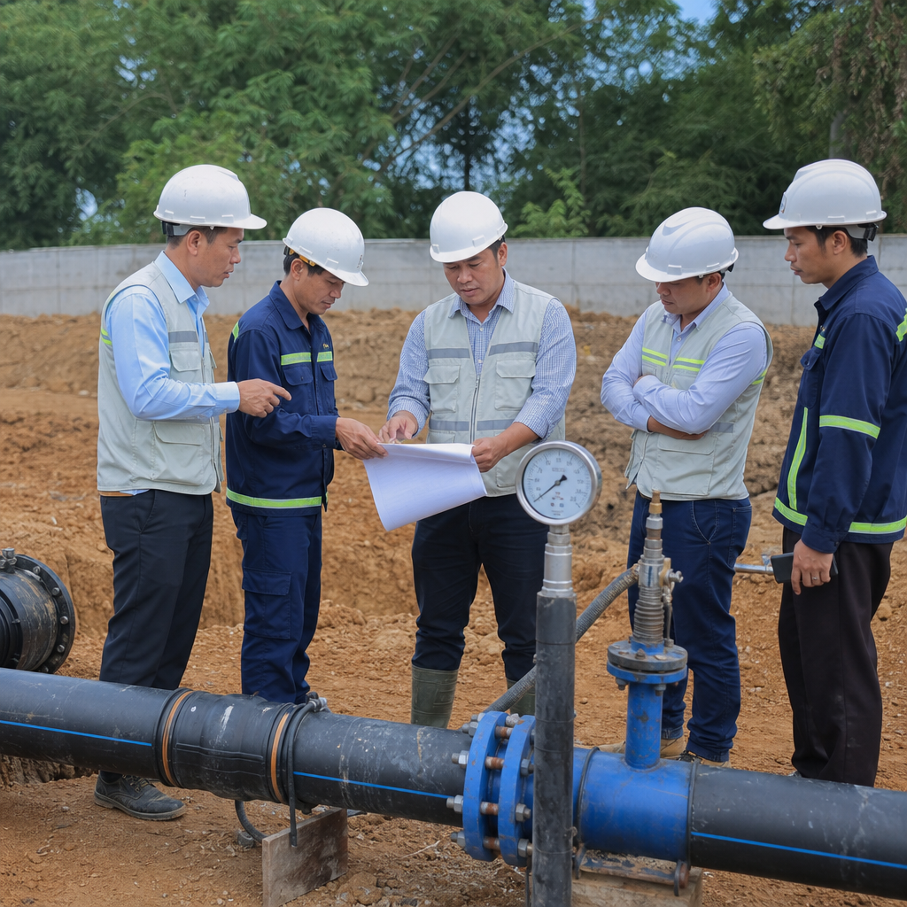 Những nguyên tắc cần thống nhất trước khi thử áp tuyến HDPE