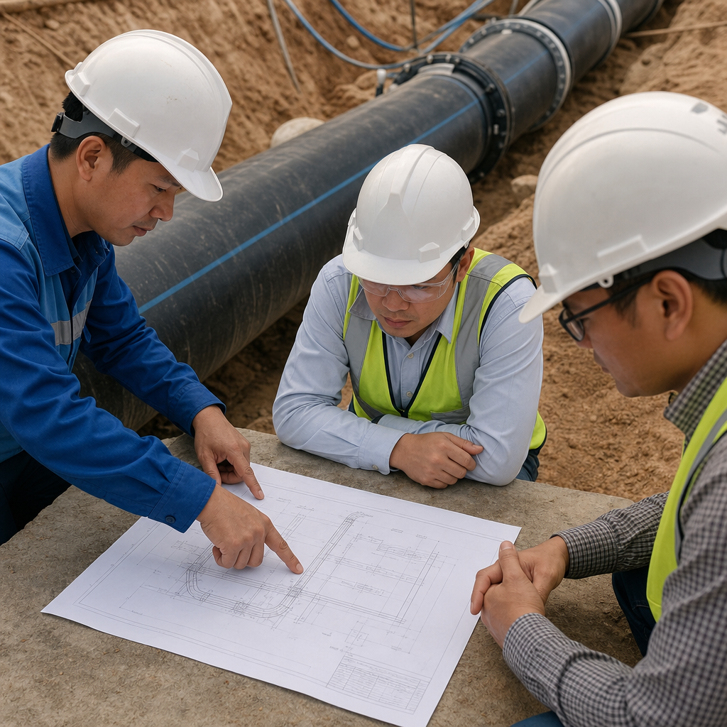Cơ sở kỹ thuật cần xác định trước khi thử áp tuyến HDPE
