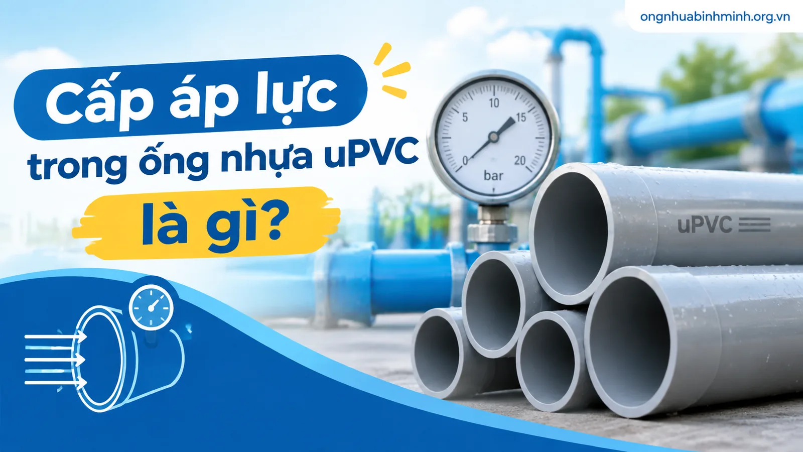 Cấp áp lực trong ống nhựa uPVC là gì?