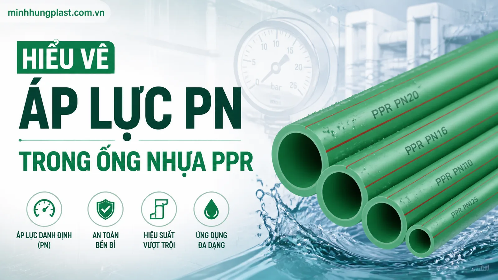 Hiểu về Áp Lực PN Trong Ống Nhựa PPR