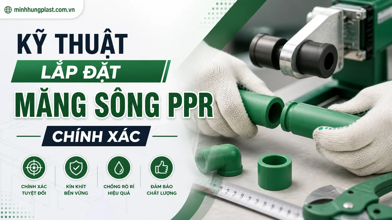 Kỹ Thuật Lắp Đặt Măng Sông PPR Chính Xác
