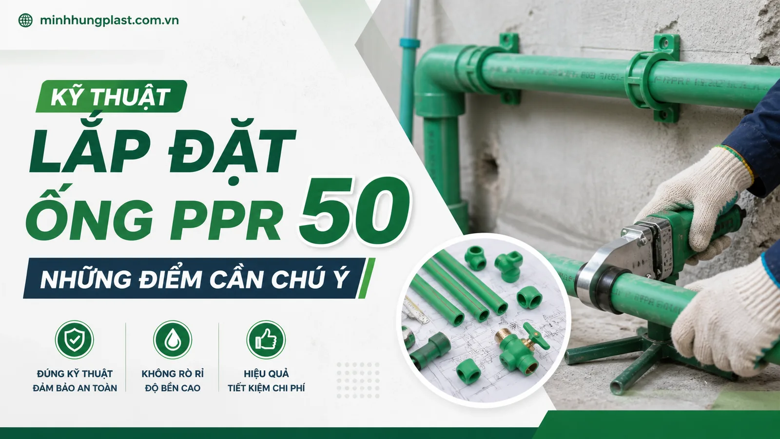 Kỹ Thuật Lắp Đặt Ống PPR 50: Những Điểm Cần Chú Ý