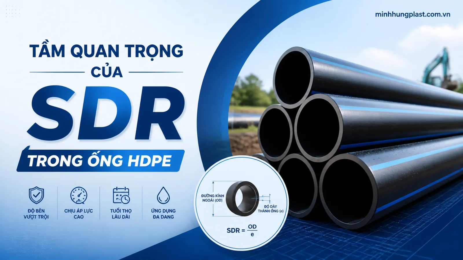 Tầm Quan Trọng Của SDR Trong Ống HDPE Tầm Quan Trọng Của SDR Trong Ống HDPE