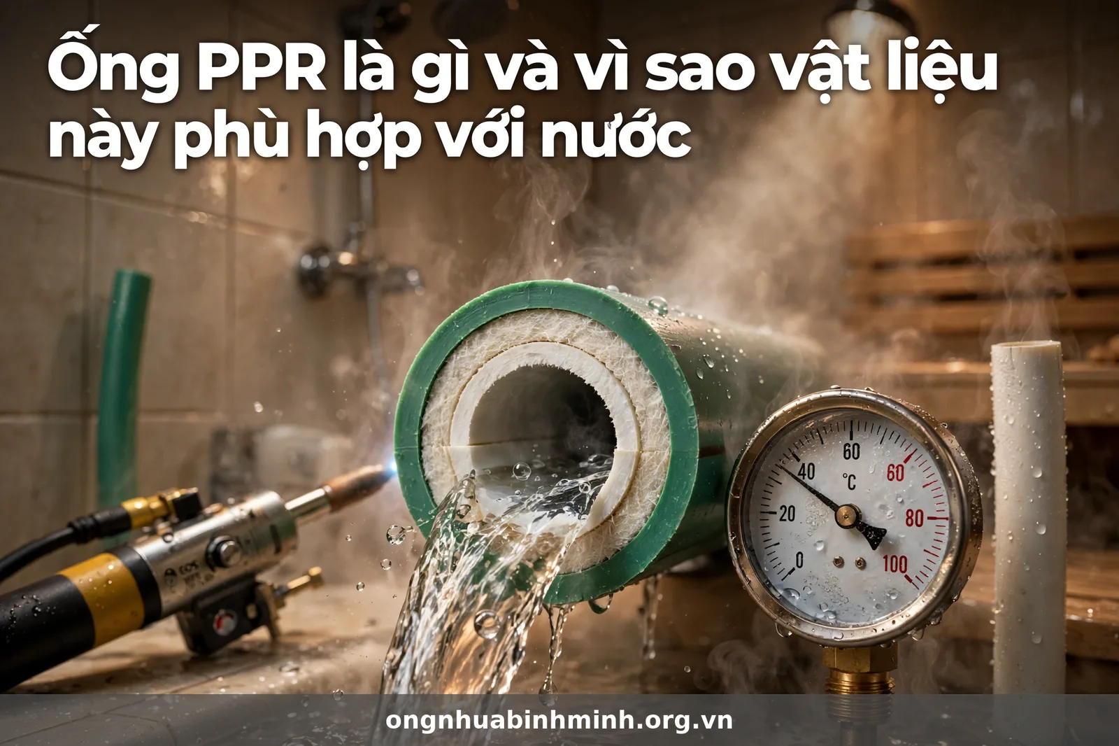 Ống PPR là gì và vì sao vật liệu này phù hợp với nước nóng?