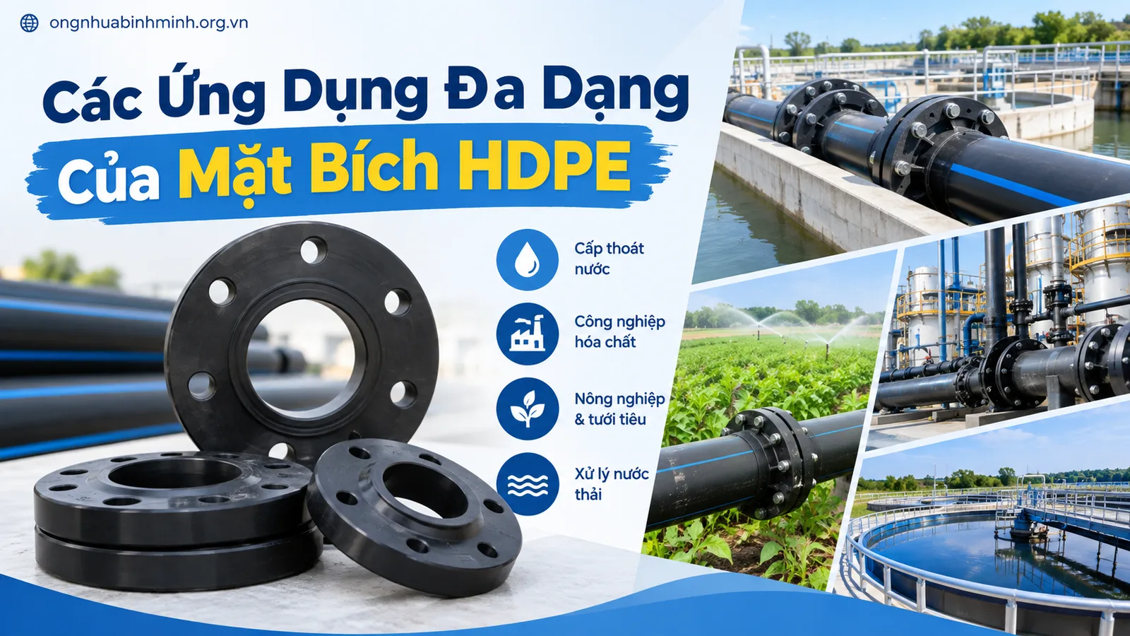 Các Ứng Dụng Đa Dạng Của Mặt Bích HDPE