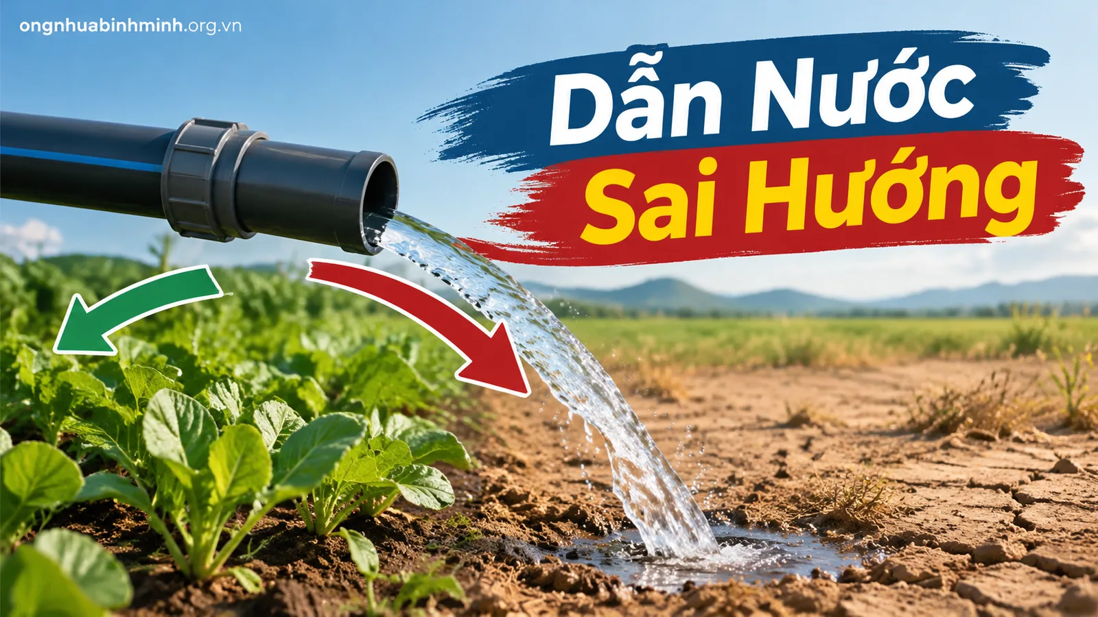 Dẫn Nước Sai Hướng