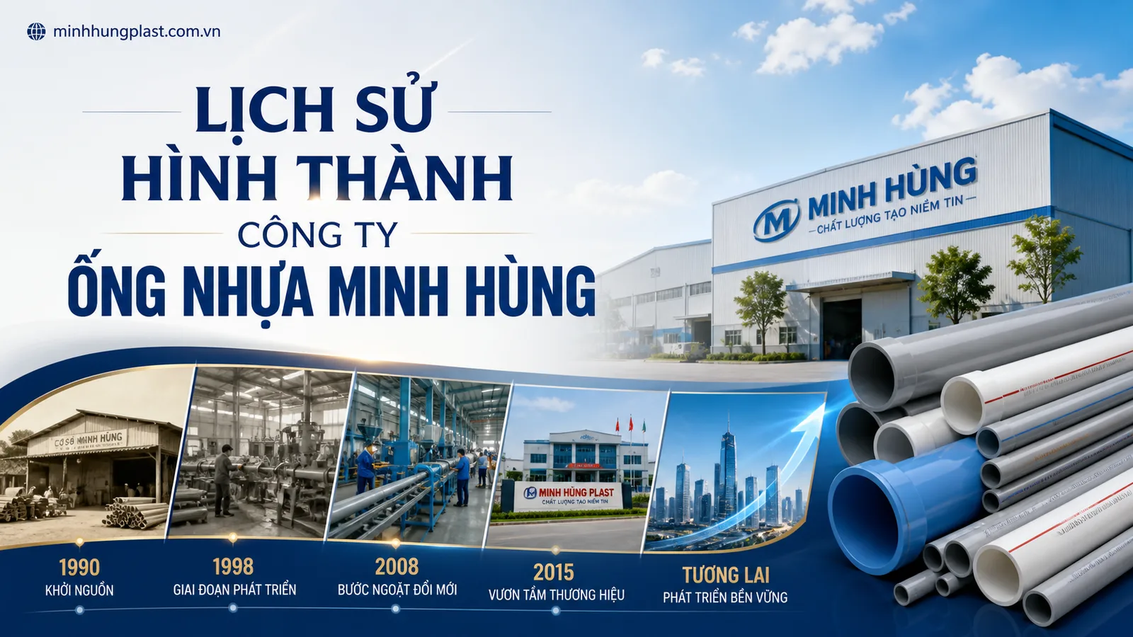 Lịch Sử Hình Thành Công Ty Ống Nhựa Minh Hùng Lịch Sử Hình Thành Công Ty Ống Nhựa Minh Hùng