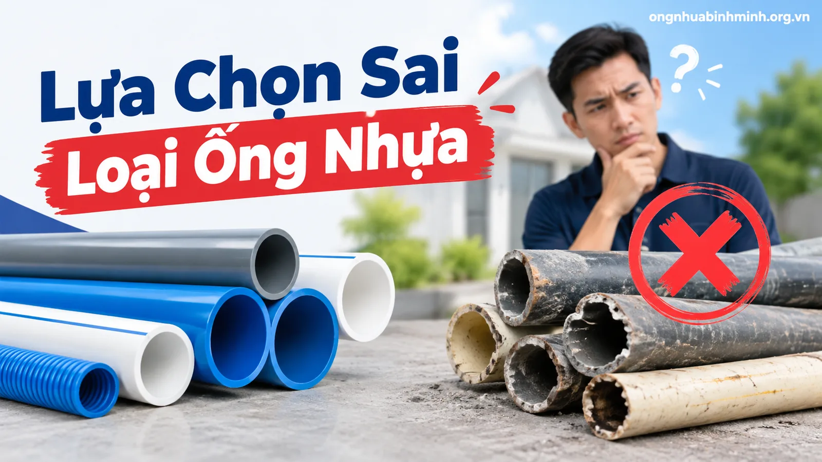 Lựa Chọn Sai Loại Ống Nhựa