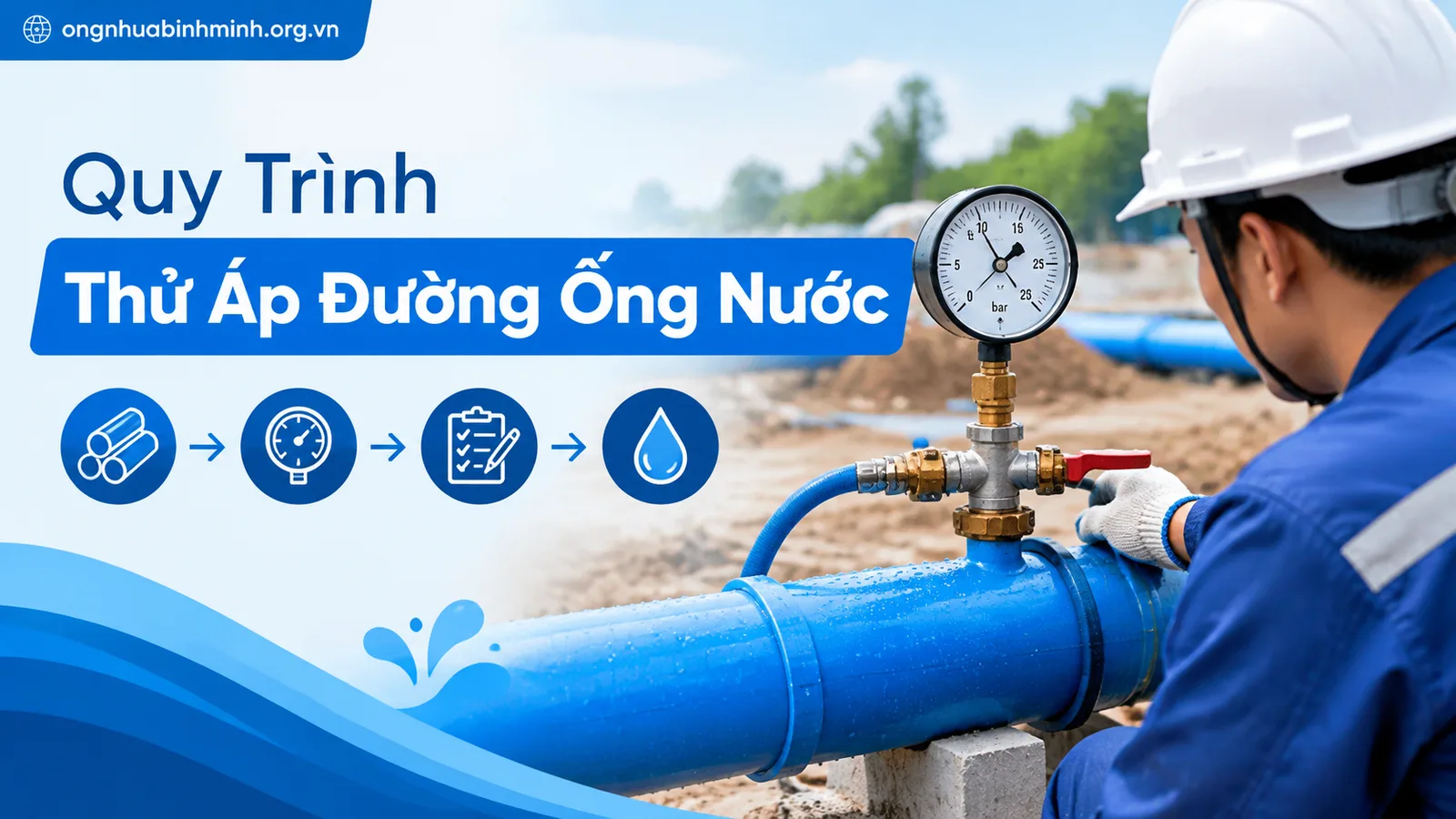 Quy Trình Thử Áp Đường Ống Nước