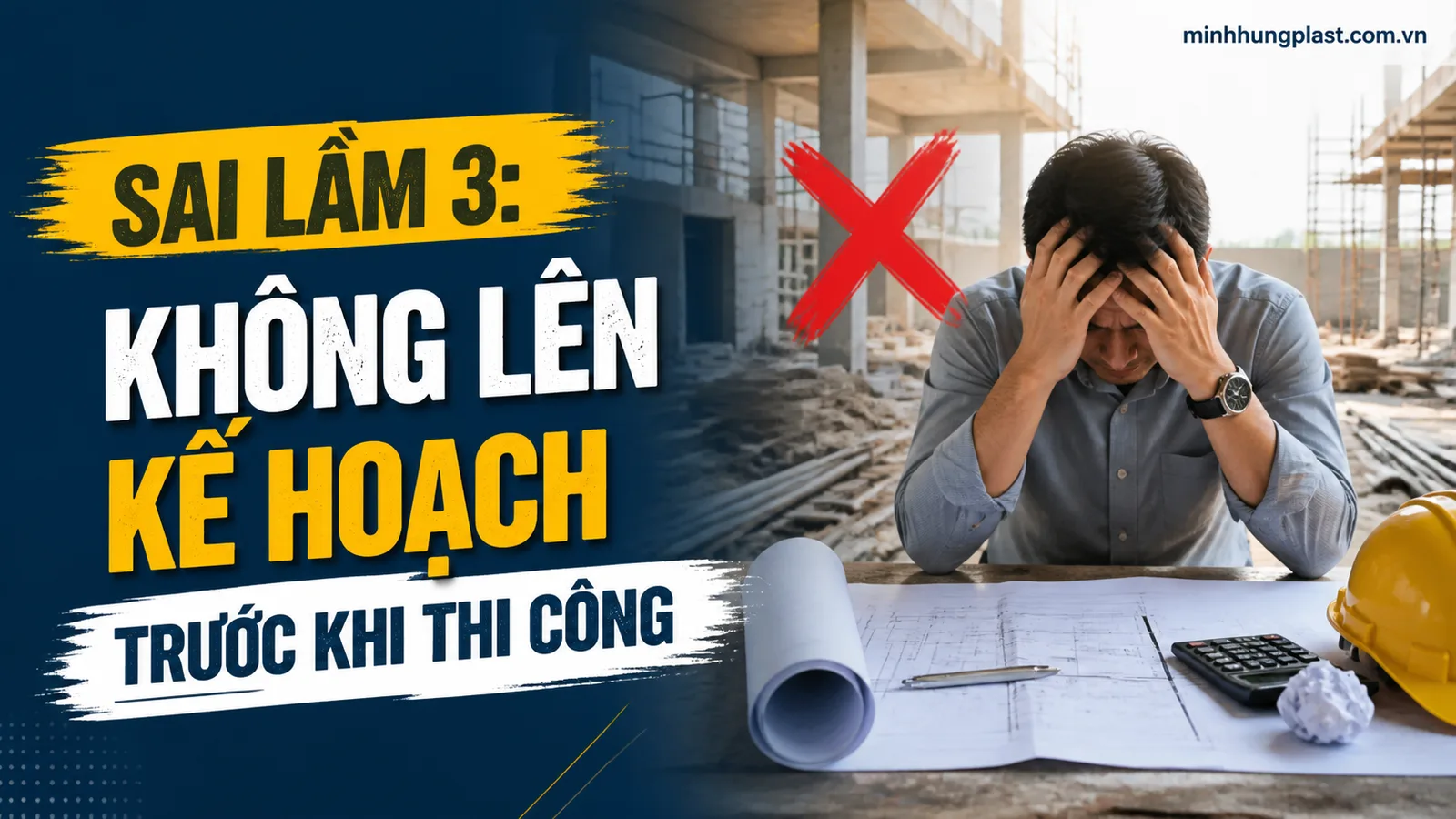 Sai Lầm 3: Không Lên Kế Hoạch Trước Khi Thi Công
