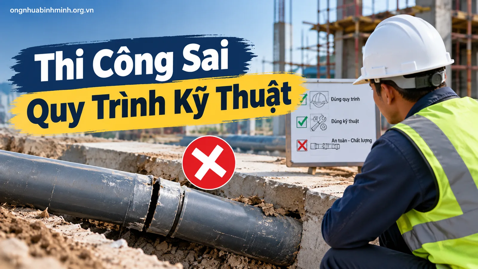 Thi Công Sai Quy Trình Kỹ Thuật