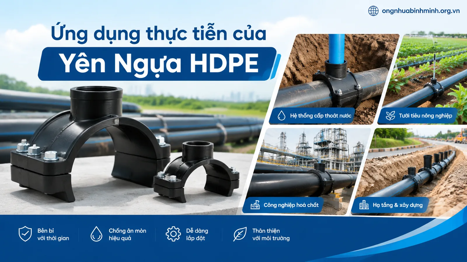 Ứng dụng thực tiễn của Yên Ngựa HDPE